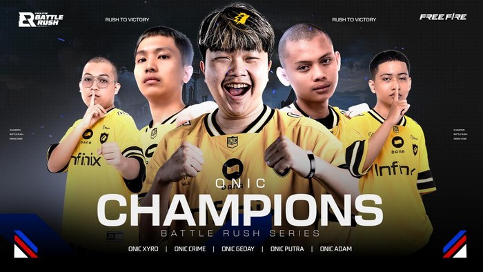 Onic Tunjukkan Dominasi, Sabet Gelar Juara Perdana Free Fire Battle Rush Series 2026